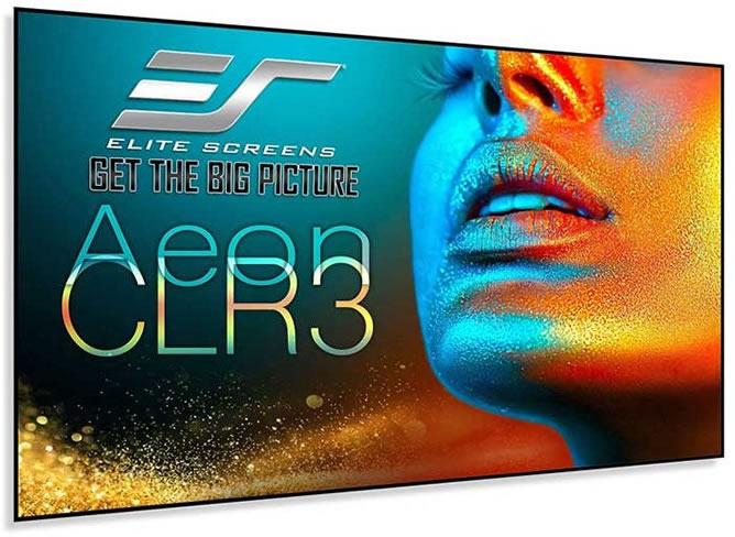 Elite Screens CLR3 Aeon ALR Fixed Frame Projector Screen