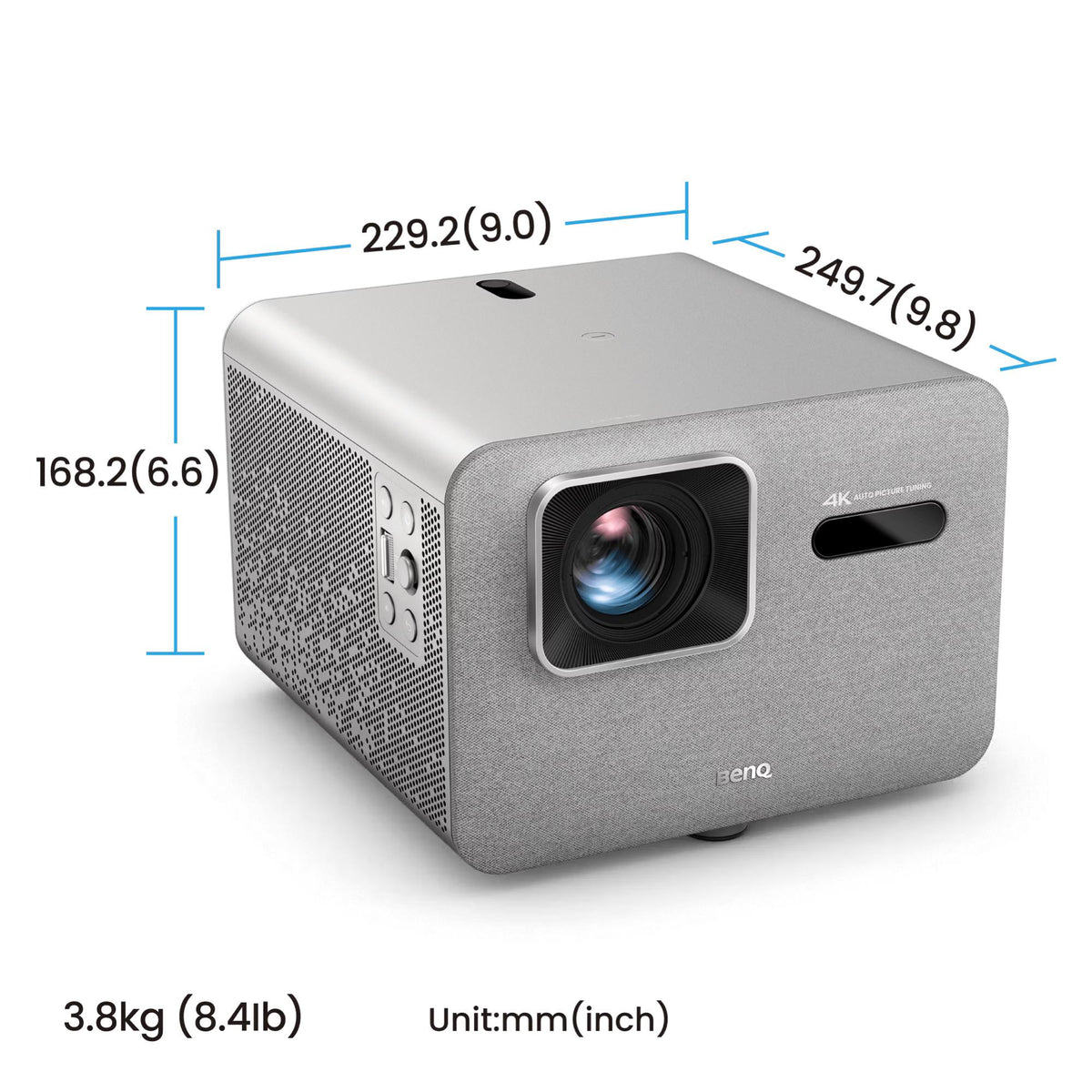 BenQ TK705i Dimensions