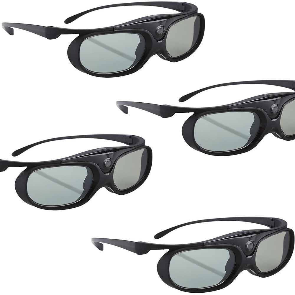 4x Bundle Boblov DLP Link 3D Wireless Glasses (Black) – GM Multimedia