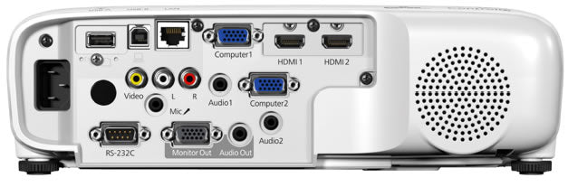 Epson EB-972 LCD Multimedia Projector rear