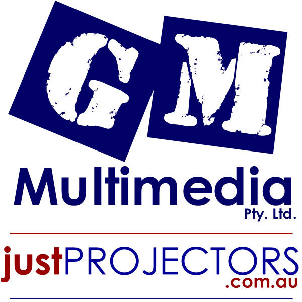 GM Multimedia Just Projectors Logo