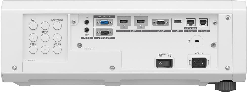 Panasonic PT-FRQ60W rear