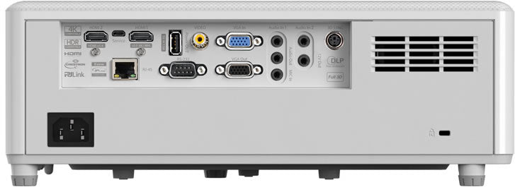 Optoma ZH507 rear