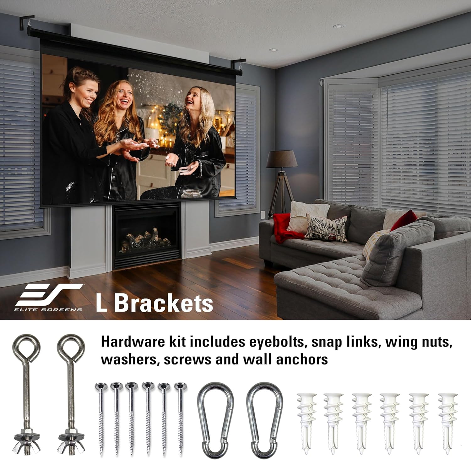 Elite ZVMAXLB6 W White 6 Inch L Bracket Kit GM Multimedia elite-zvmaxlb6-w-white-6-inch-l-bracket-kit-gm-multimedia