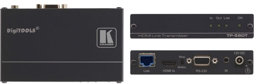 Kramer TP-580T HDBaseT Transmitter (Extend HDMI, RS-232 & IR over CAT6 cable)