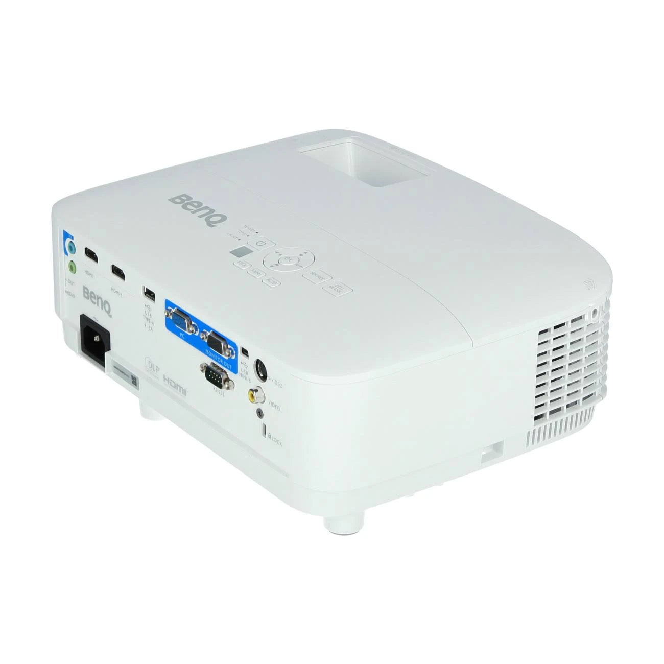 BenQ MW560 WXGA 4000lm Projector rear