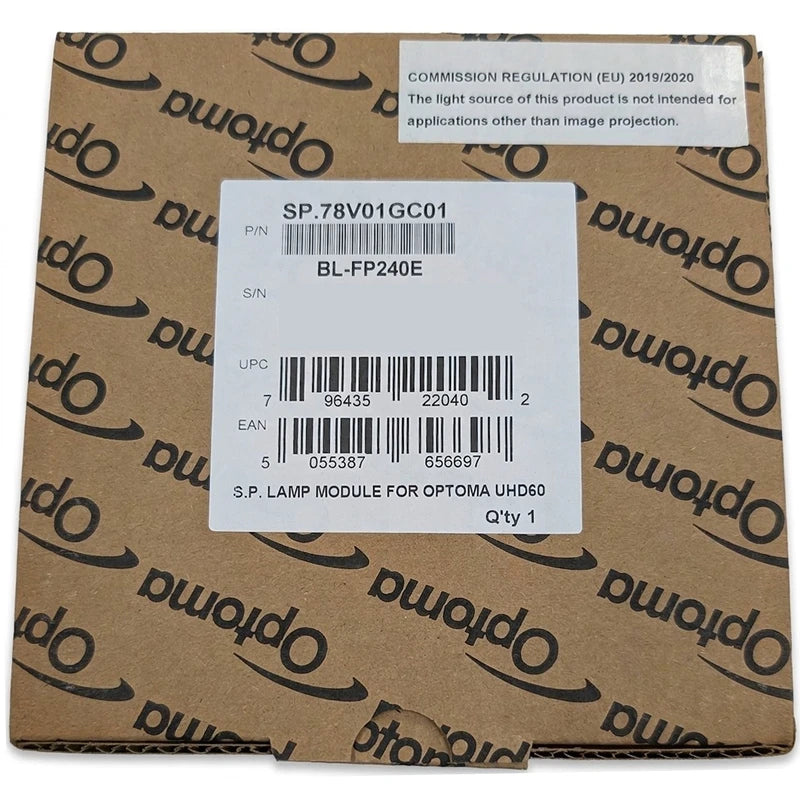 OPTOMA BL-FP240E / SP.78V01GC01 Genuine Projector Lamp