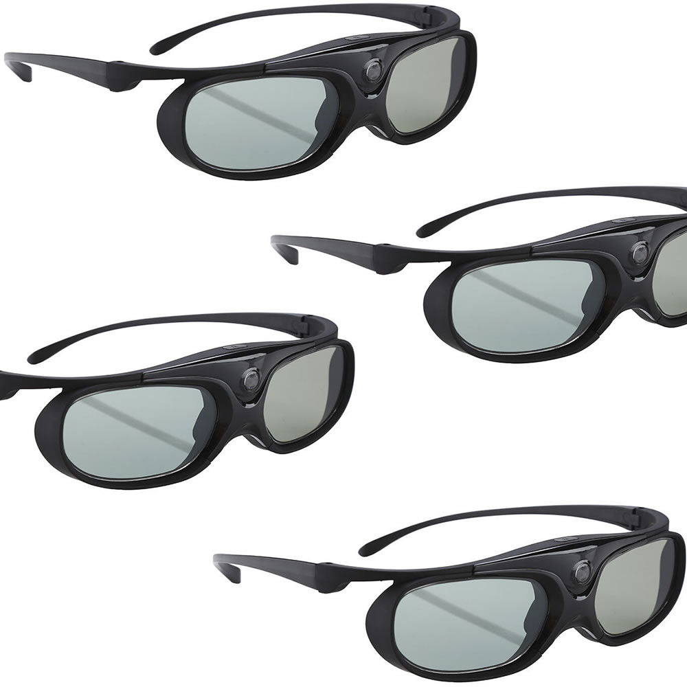 4x Bundle Boblov DLP Link 3D Wireless Glasses black