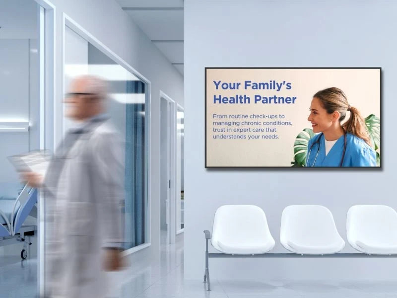 ViewSonic CDE6531 65" 4K Commercial Display Wall Mounted