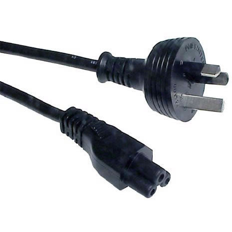 Power Cord With Clover Plug