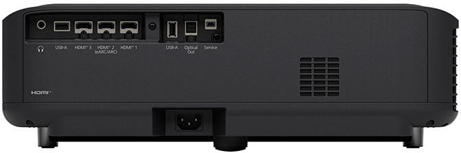 Epson EH-LS670B Home Theatre 4Ke UST Laser Projector rear