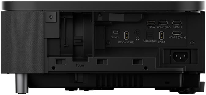 Epson EH-LS800B rear panel