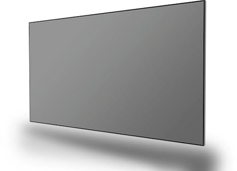 See Max ALR Fixed Frame Projector Screen with Ultra Thin Frame