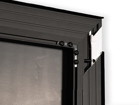 See Max ALR Fixed Frame Projector Screen Frame Close UP