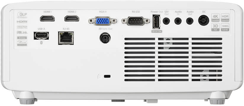 Optoma ZH421 connections